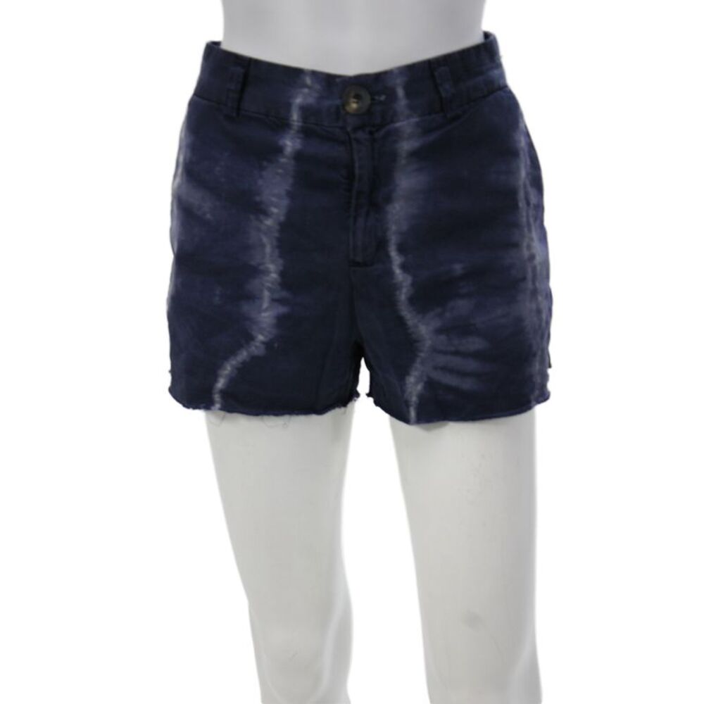 Current/Elliott Unisex Dark Blue Chino Shorts 100% Cotton Size 28